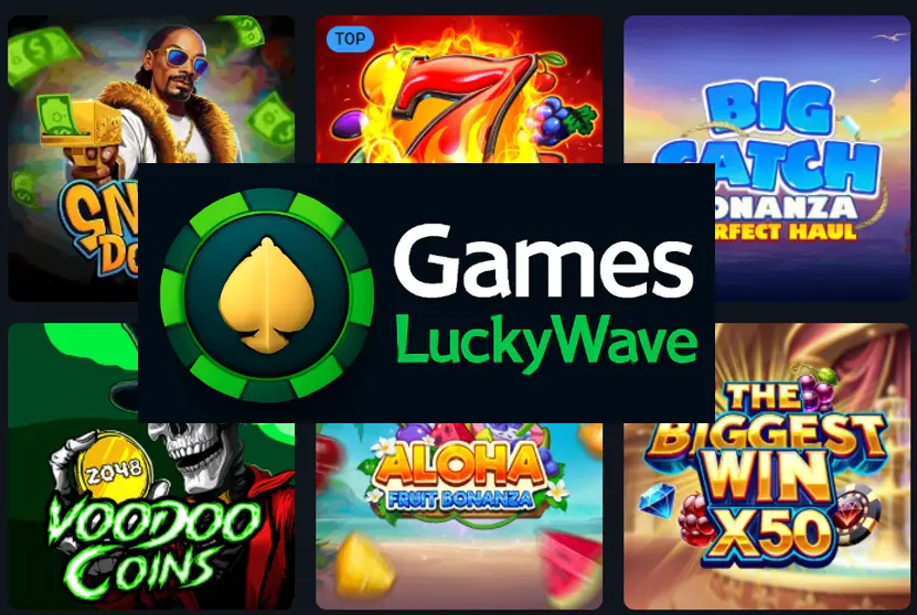 LuckyWave Casino slots and games