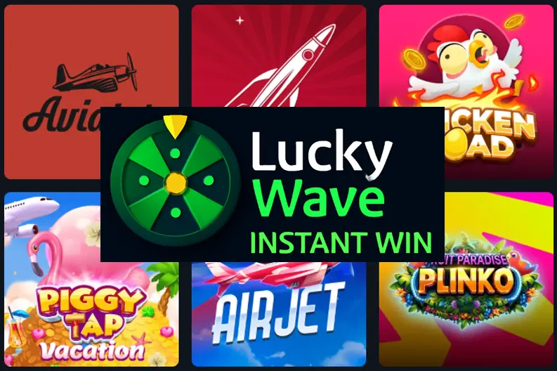 Instant win games category at LuckyWave Casino