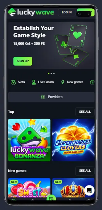 LuckyWave Casino Android App